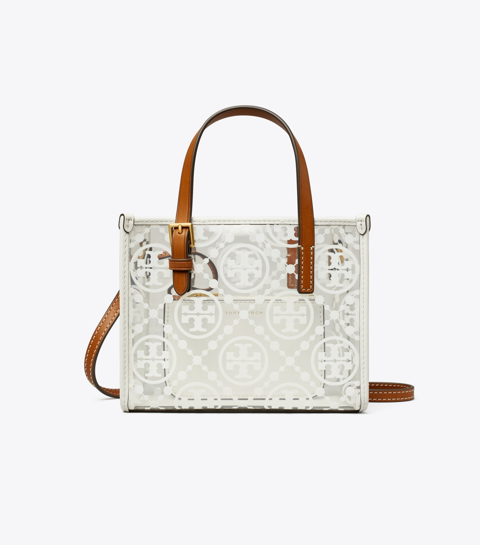 MINI T MONOGRAM CLEAR TOTE