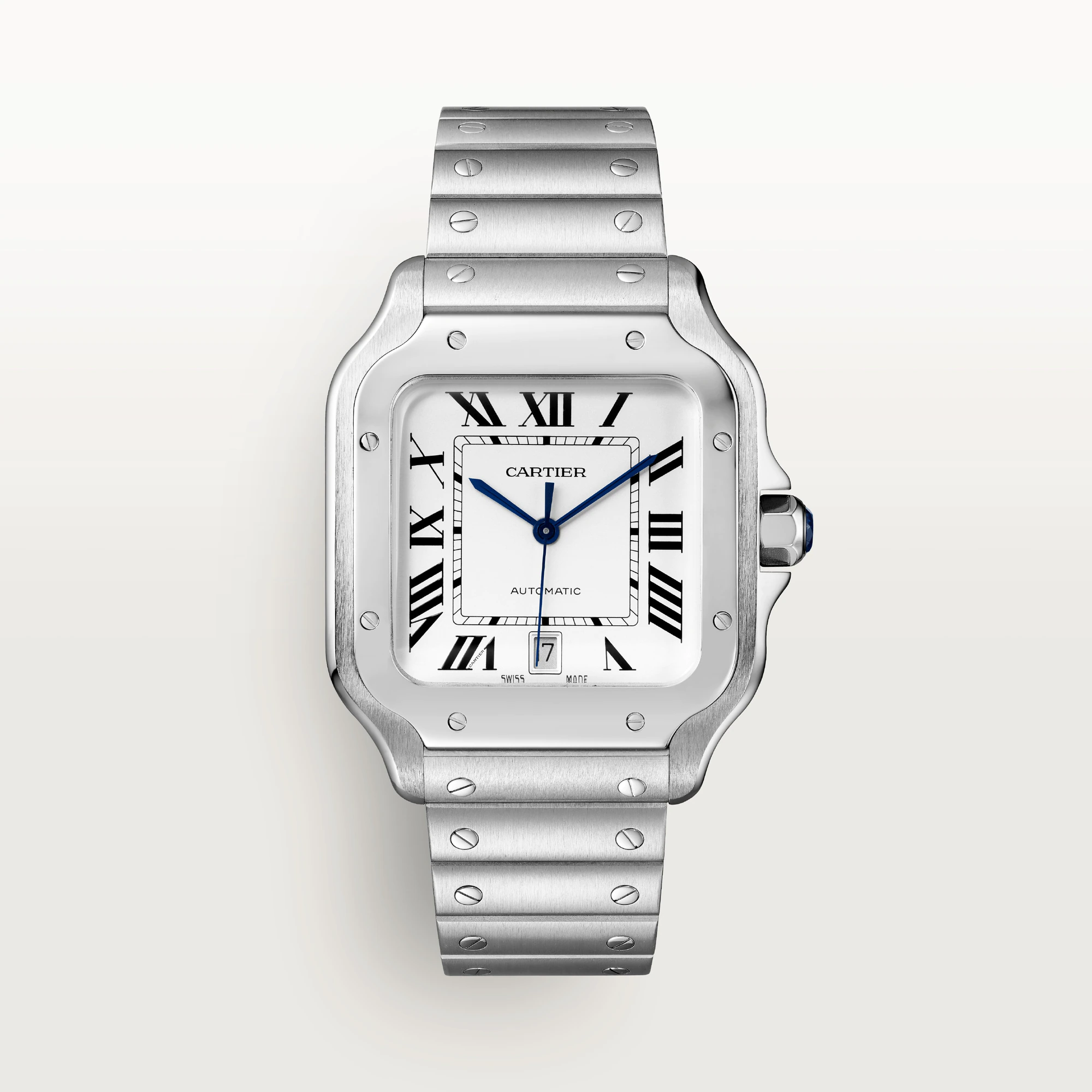 CARTIER Santos Stainless Steel Mens Watch, WSSA0018