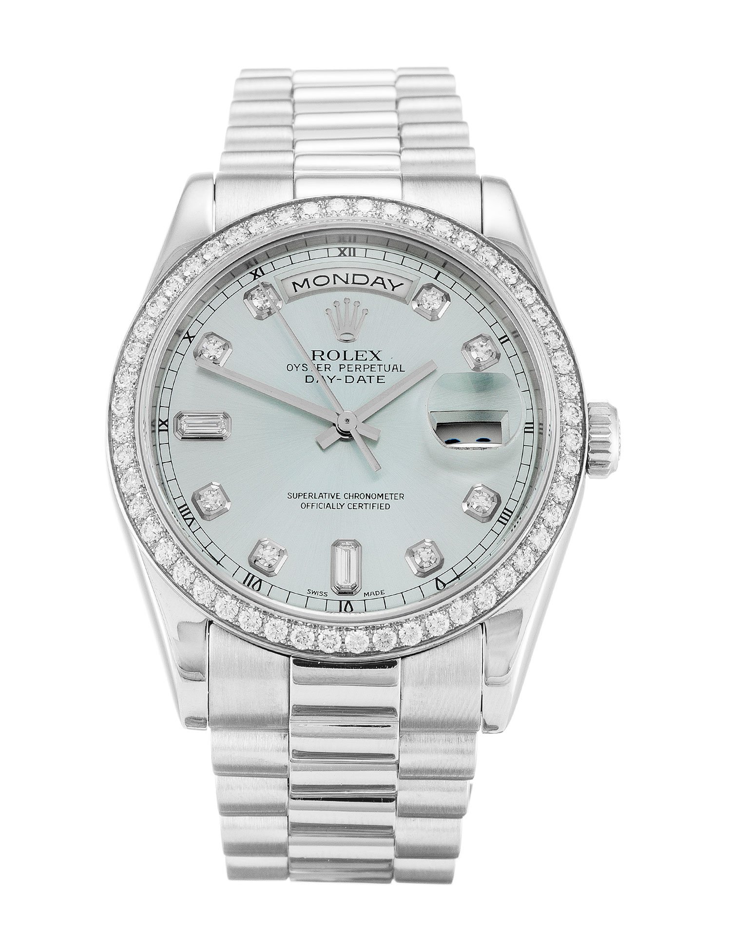 ROLEX Day-Date Blue Dial 118346
