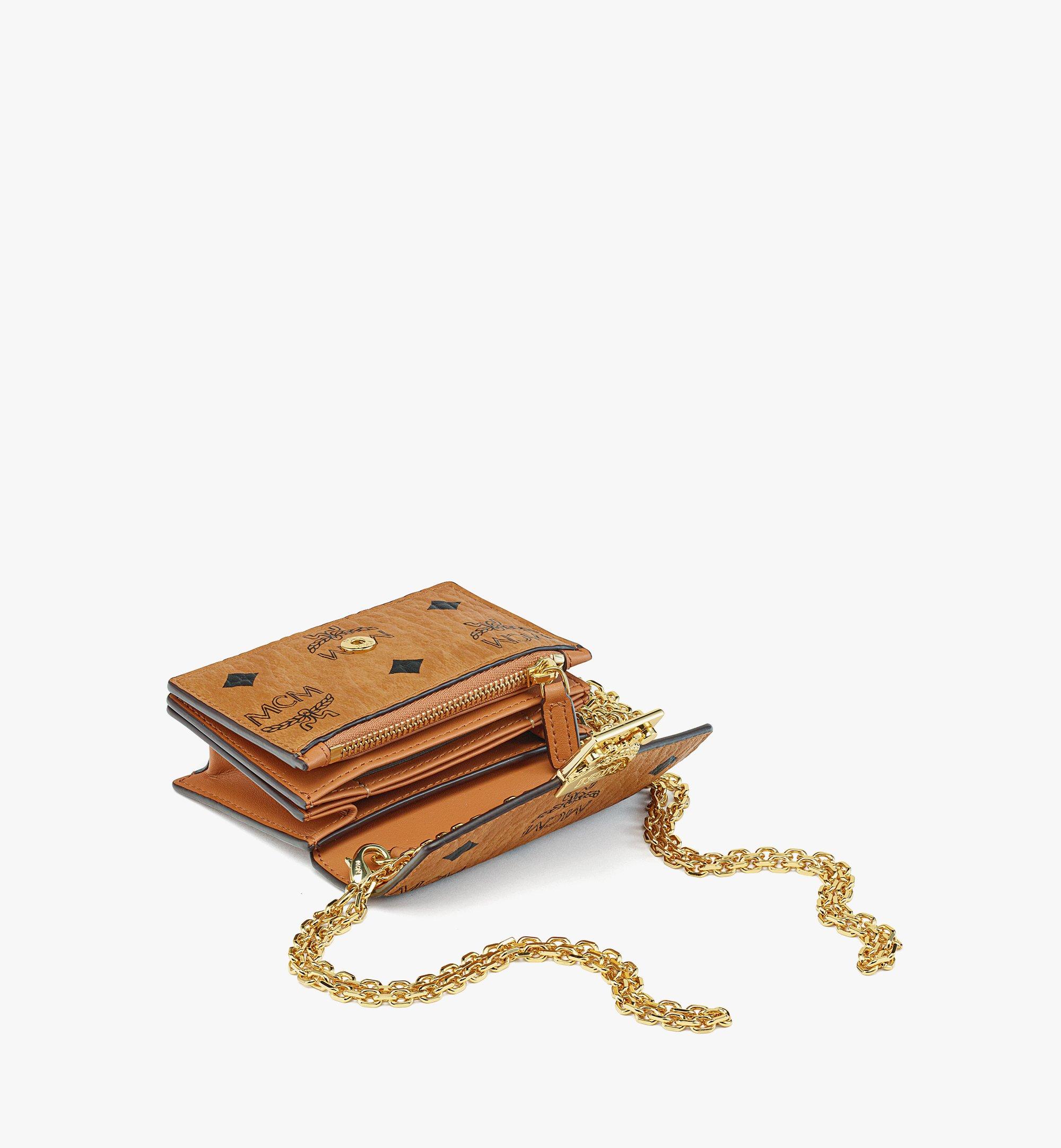 TRACY CHAIN CARD WALLET IN VISETOS