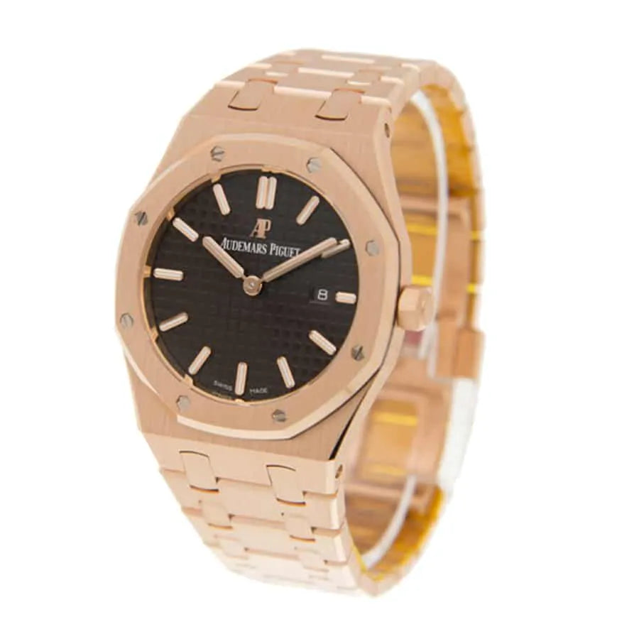 AUDEMARS PIGUET Royal Oak Quartz Ladies Rose Gold 33mm Watch