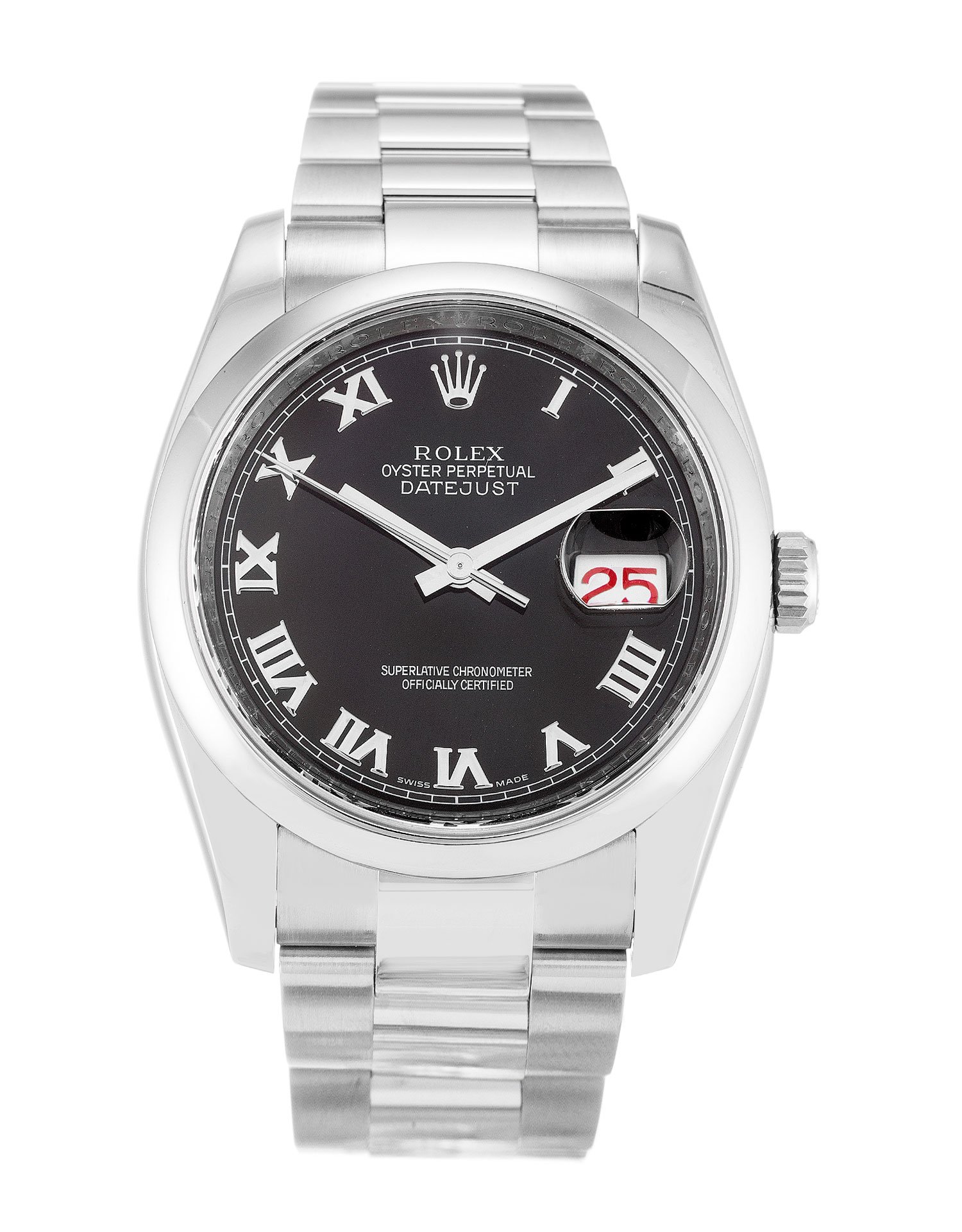 ROLEX Datejust Black Dial 116200