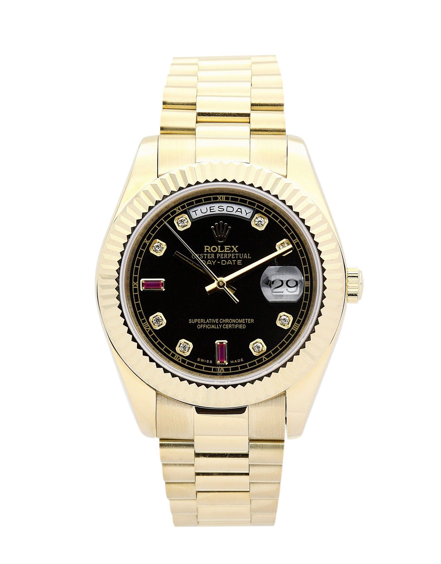ROLEX Day-Date Black Dial 118238