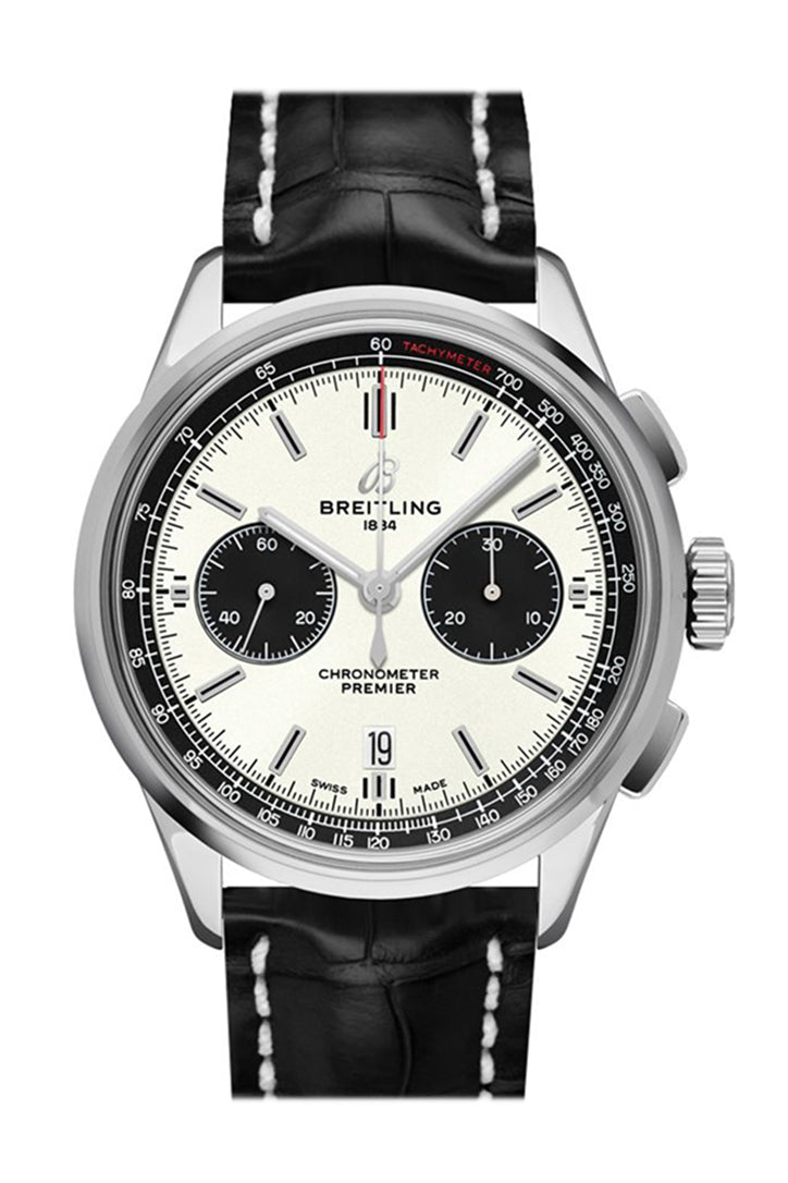 BREITLING Premier B01 Chronogragh 42mm BLACK CROC AB0118221 G1P1