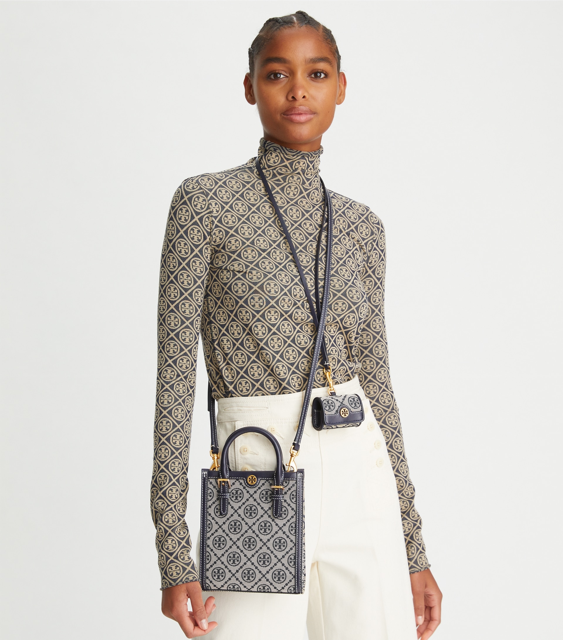 MINI T MONOGRAM TOTE