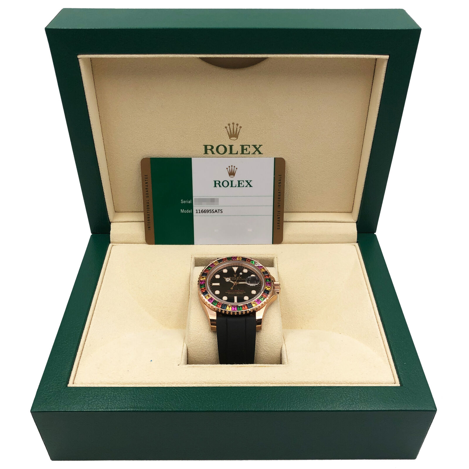ROLEX Yacht-Master Men's Black Watch - 116695 SATS
