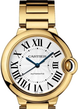 CARTIER Ballon Bleu 42 mm 18K Rose Gold Mens Watch, WGBB0044