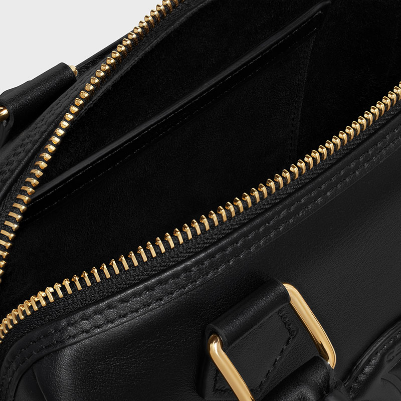 SMALL BOSTON CUIR TRIOMPHE IN SMOOTH CALFSKIN