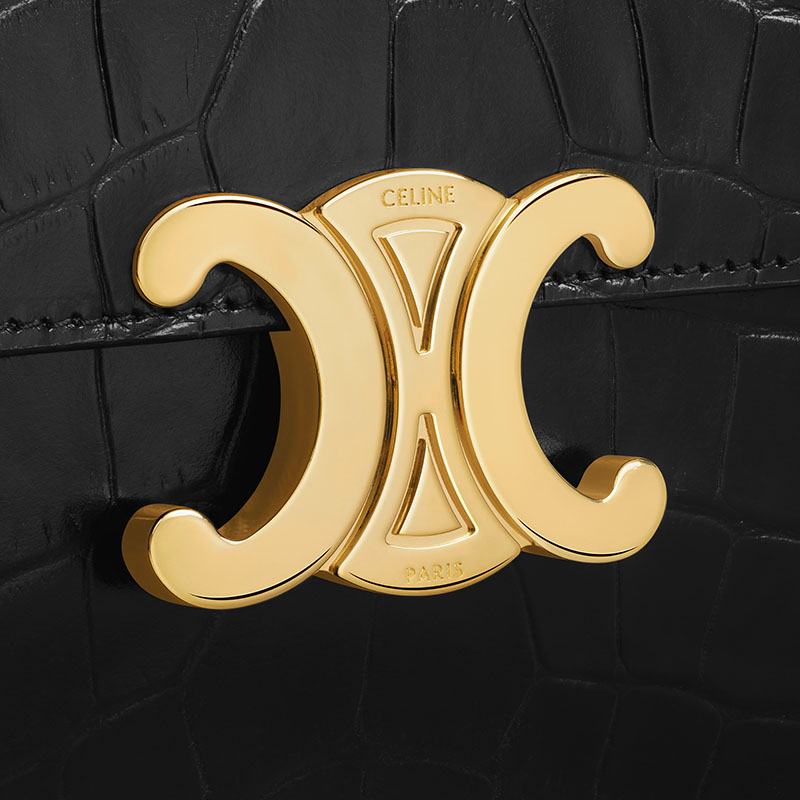 COLLEGE TRIOMPHE BAG IN NILOTICUS CROCODILE