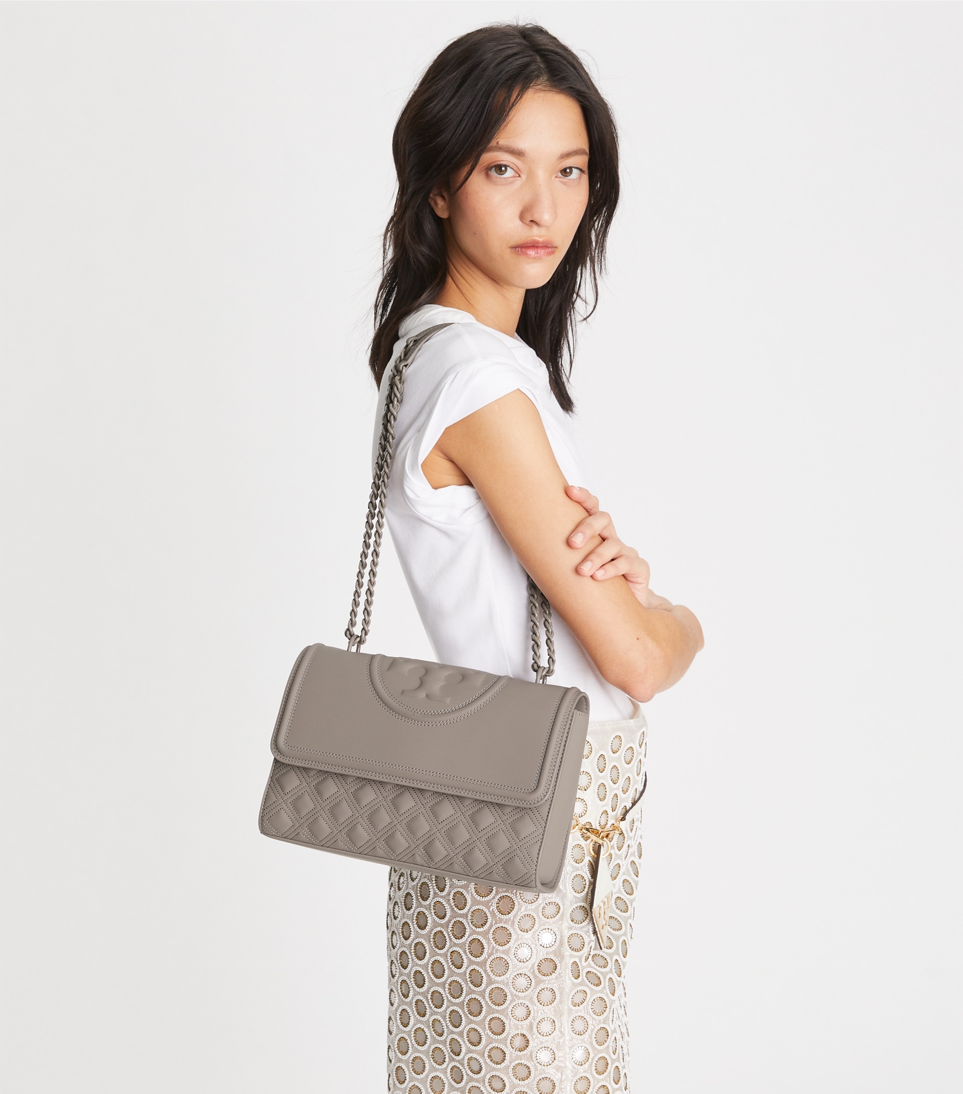 FLEMING MATTE CONVERTIBLE SHOULDER BAG