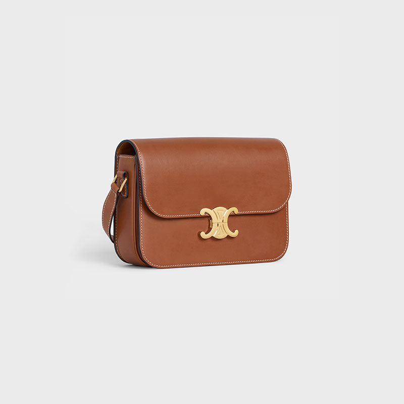 CLASSIQUE TRIOMPHE BAG IN NATURAL CALFSKIN