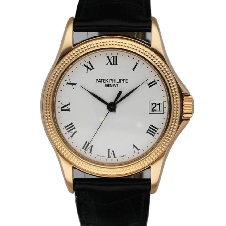 PATEK PHILIPPE Calatrava 5117R 18K Rose Gold Men's Watch Box & Papers