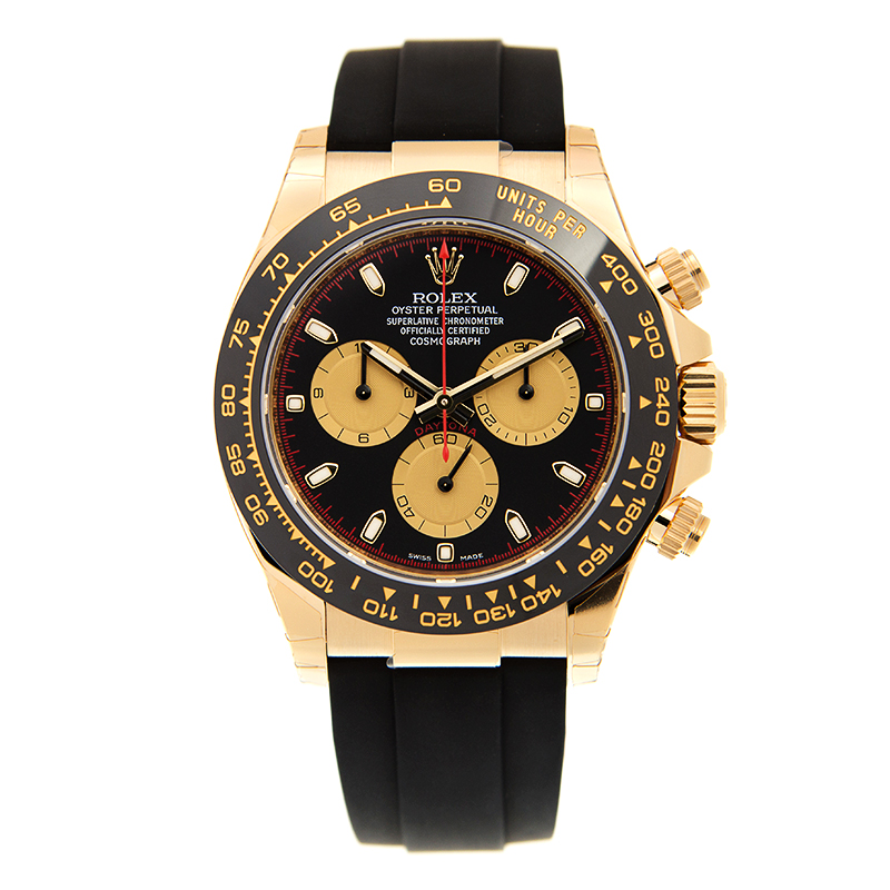 ROLEX Cosmograph Daytona M116518LN-0047 Black/Rubber 40mm