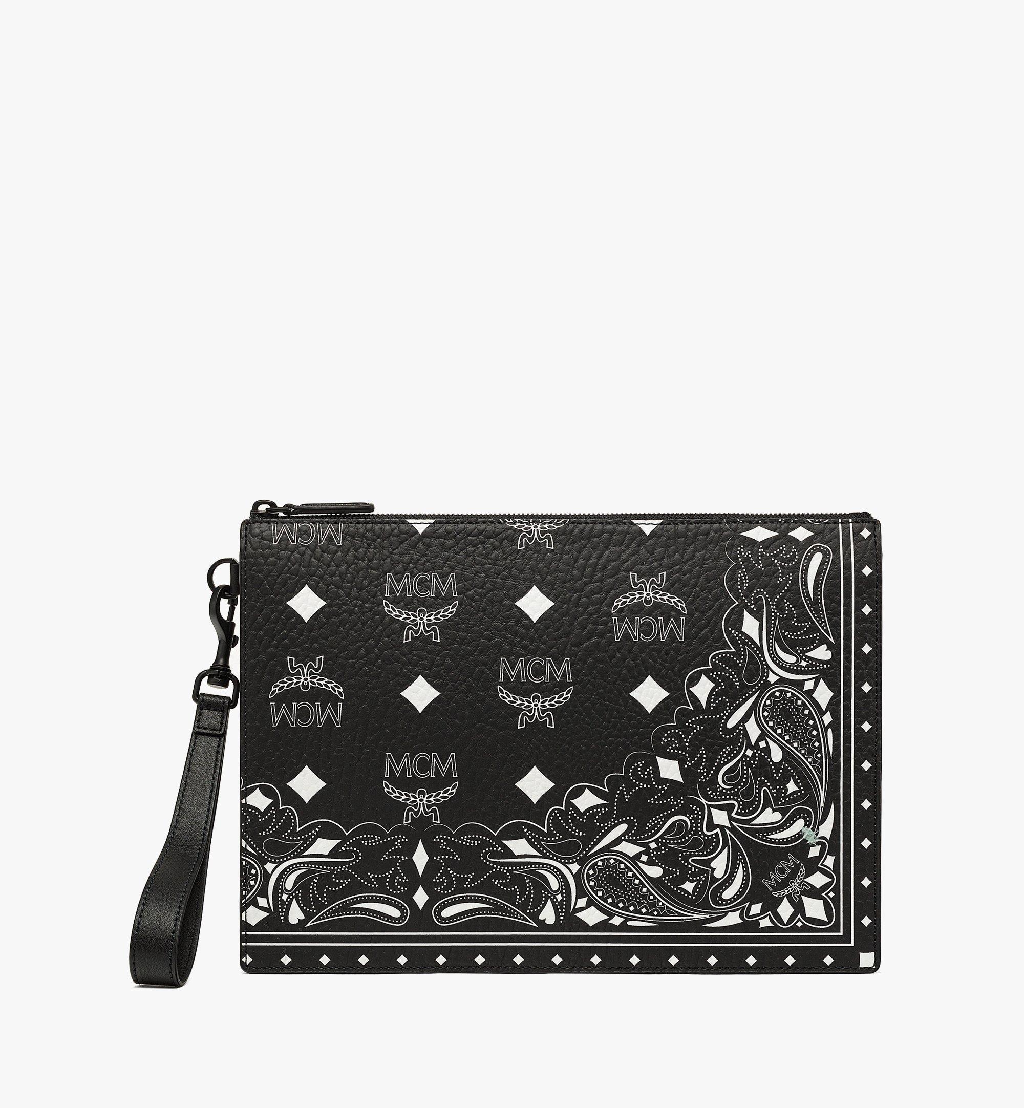 AREN WRISTLET ZIP POUCH IN BANDANA VISETOS