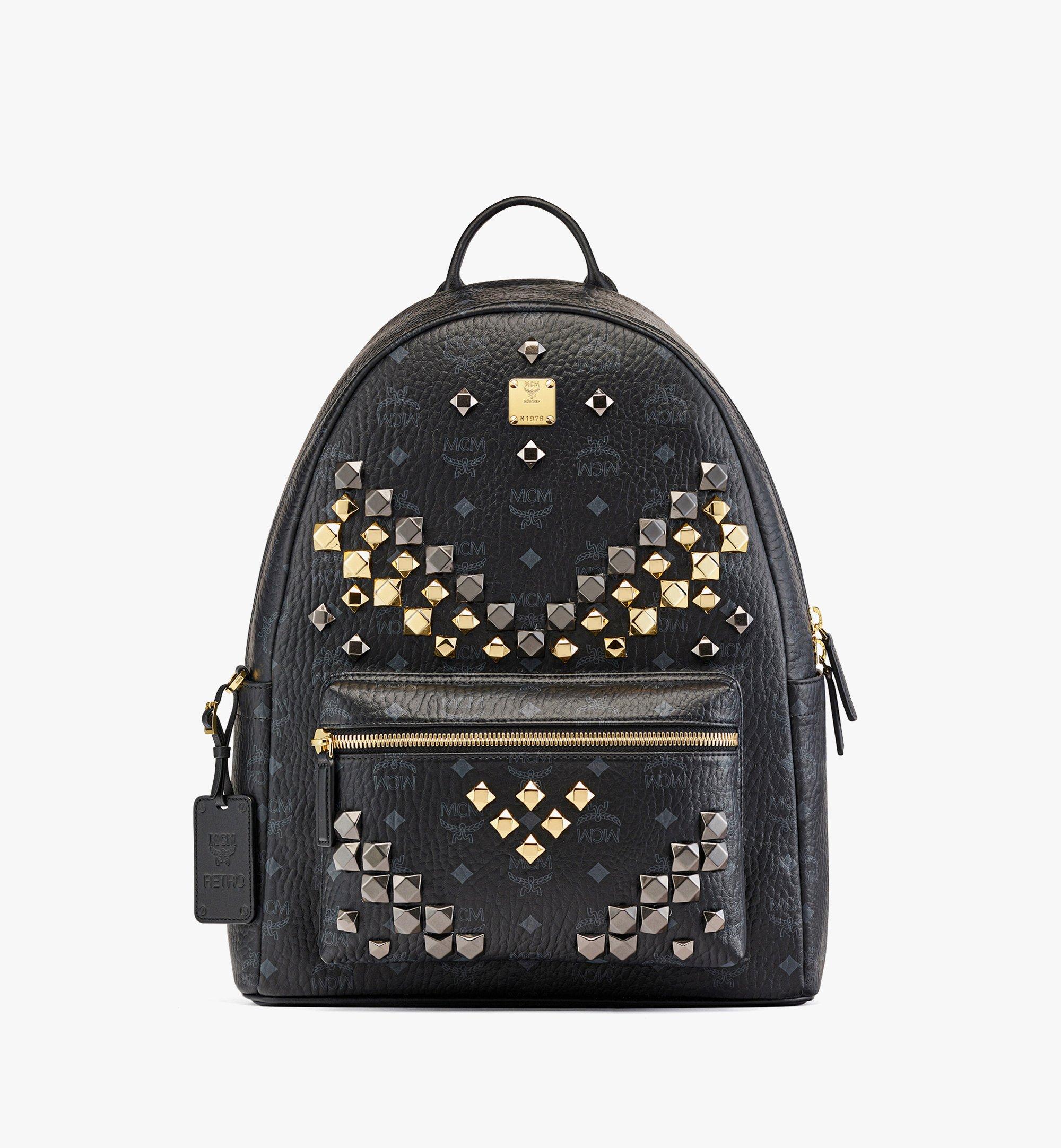RETRO M STUDS STARK BACKPACK IN VISETOS