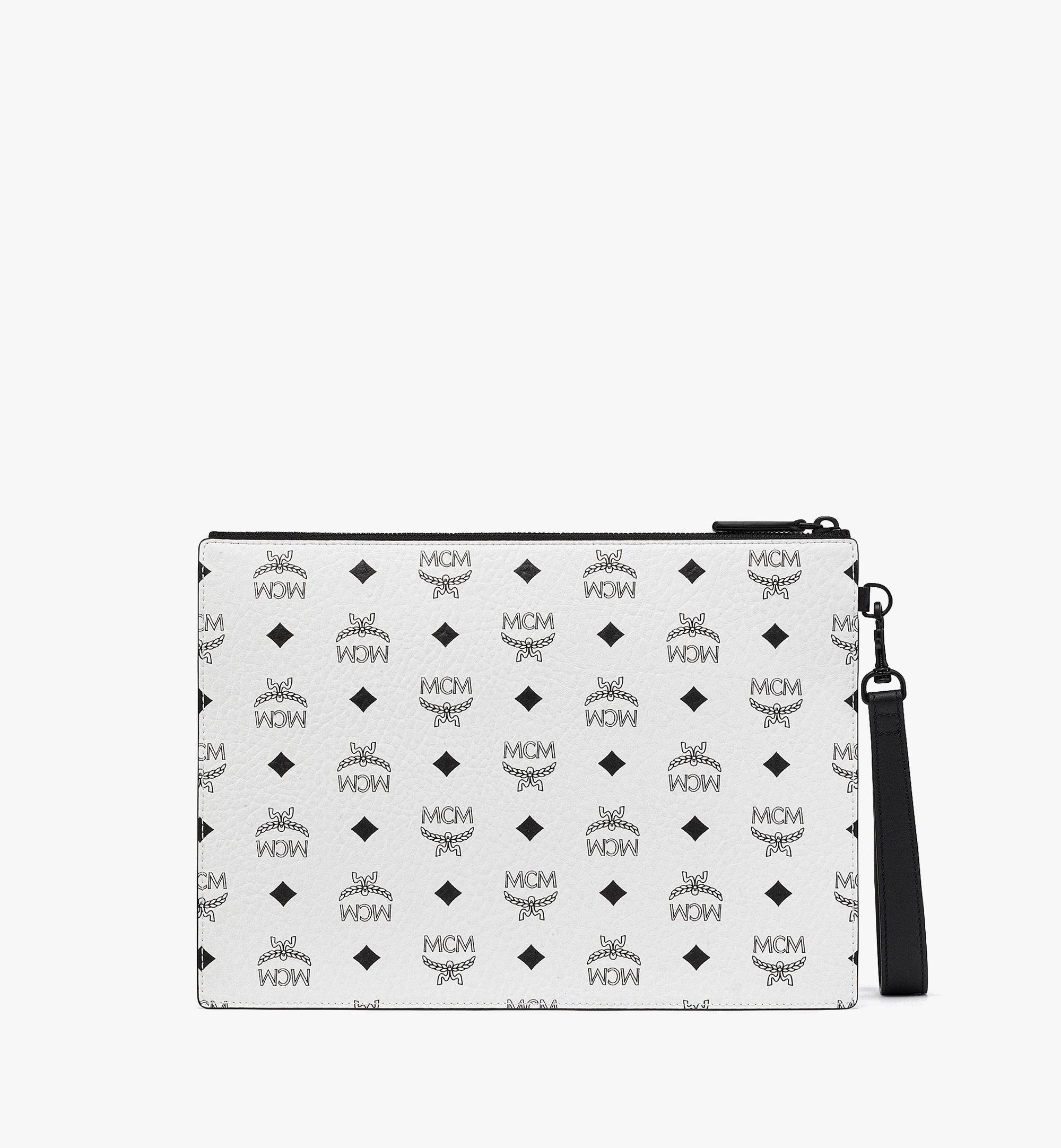 AREN WRISTLET ZIP POUCH IN VISETOS