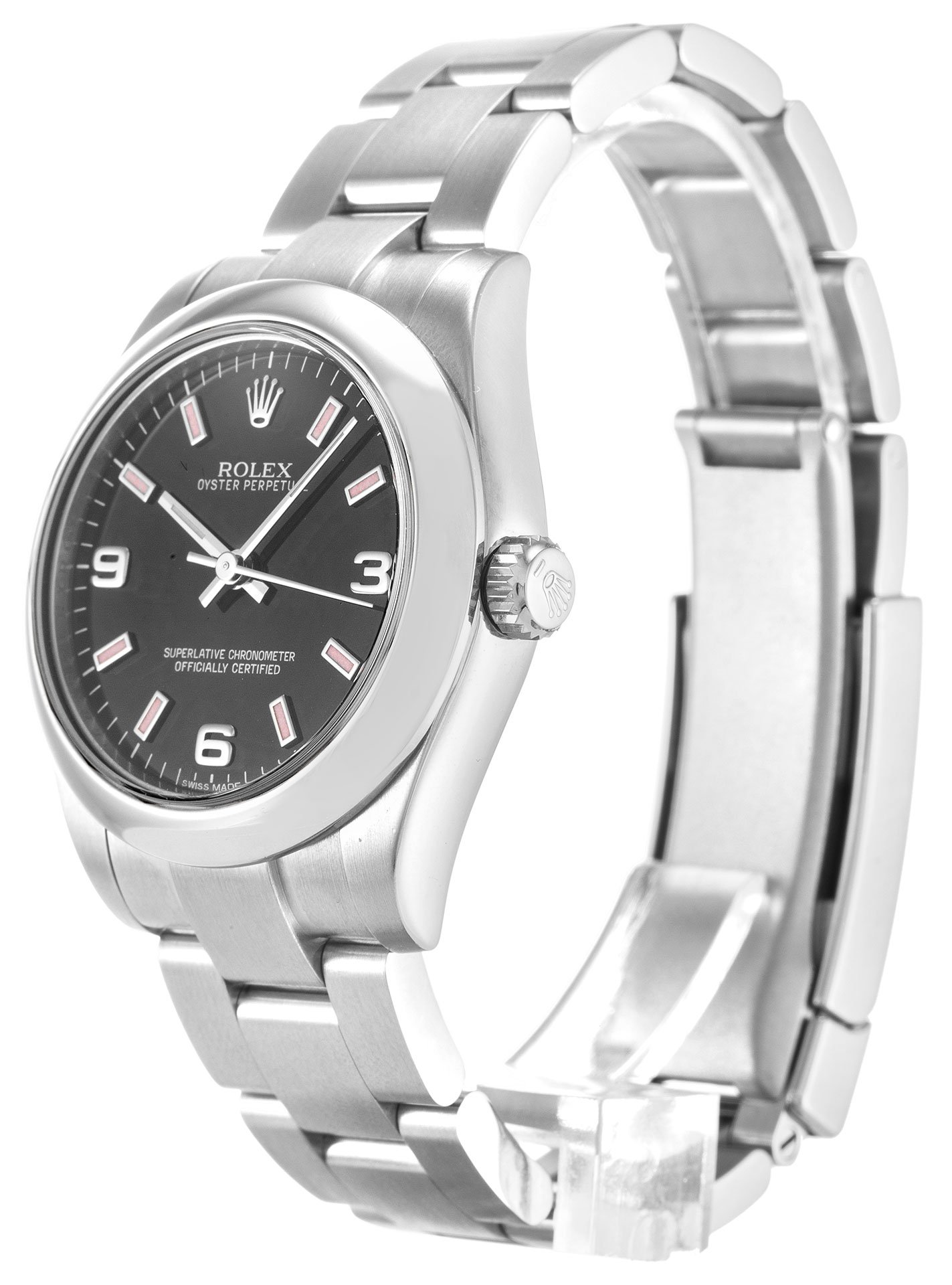 ROLEX Lady Oyster Perpetual 31mm Black 177200