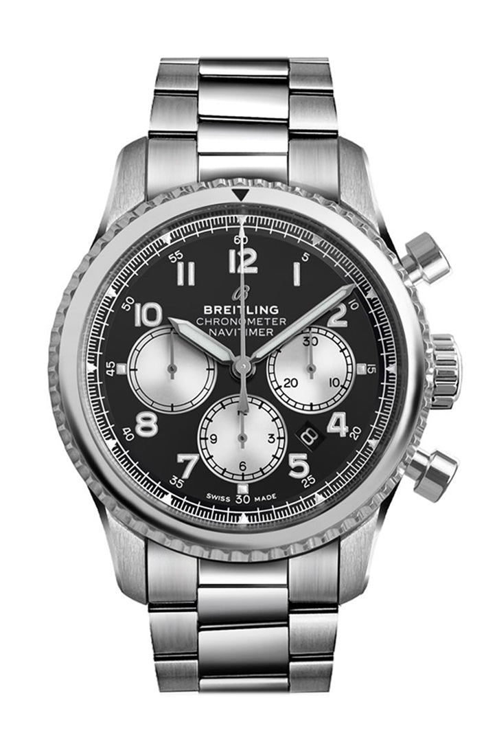 BREITLING Navitimer Chrono 43mm Stainless Steel AB0117131 B1A1