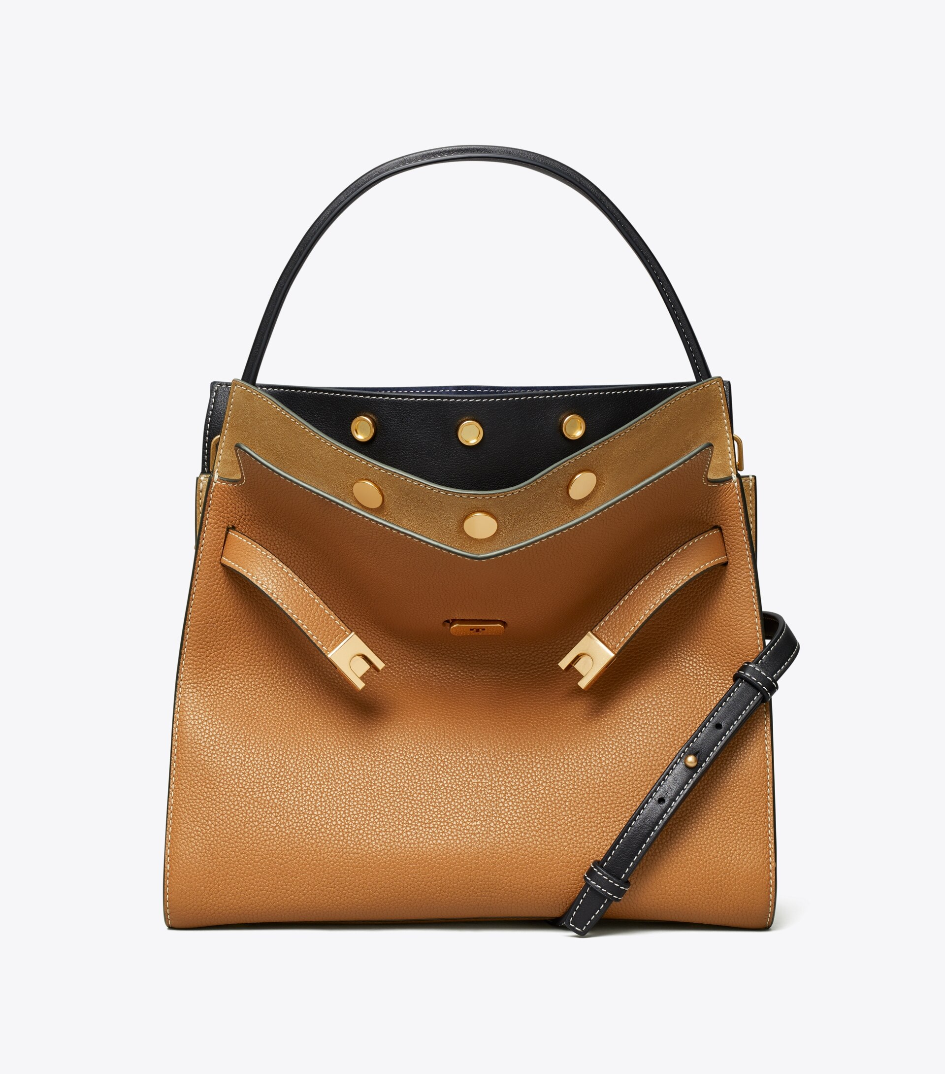 LEE RADZIWILL PEBBLED DOUBLE BAG