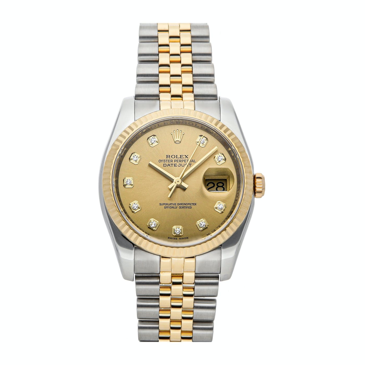 ROLEX Datejust 36 Champagne 116233-0150