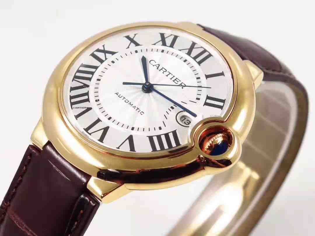 CARTIER Ballon Bleu 40 mm 18K Rose Gold Mens Watch, WGBB0035