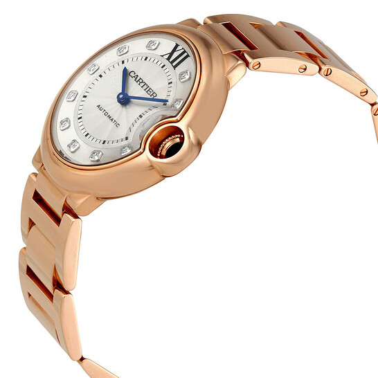 CARTIER Ballon Bleu 36mm 18K Rose Gold Ladys Watch, WE902026