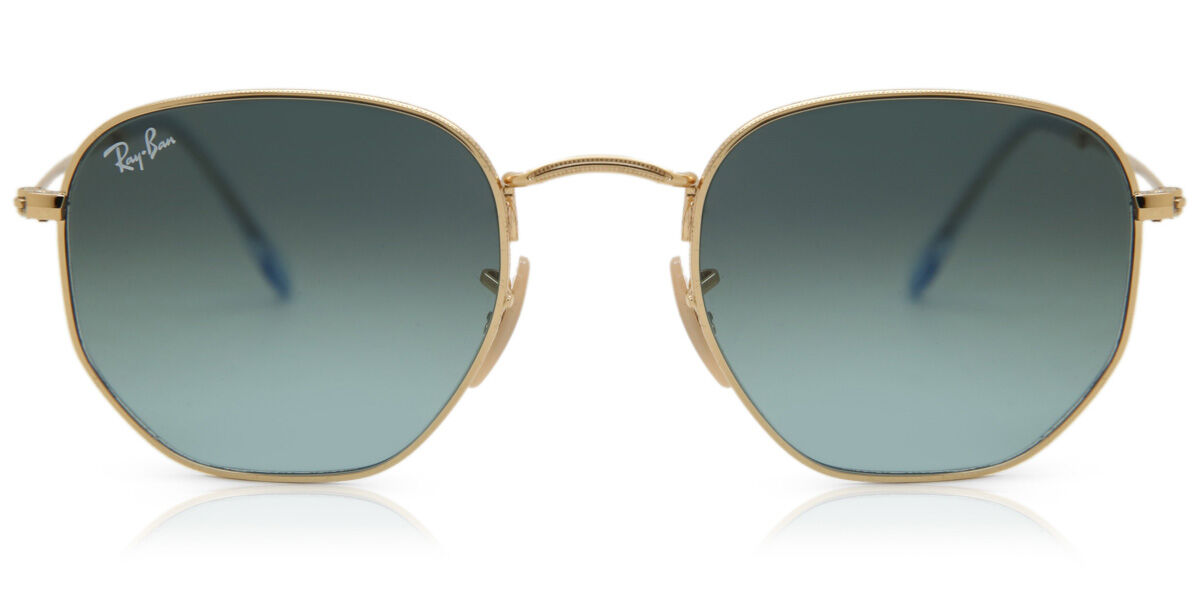Ray-Ban RB3548N Hexagonal Metal Flat Lenses 91233M