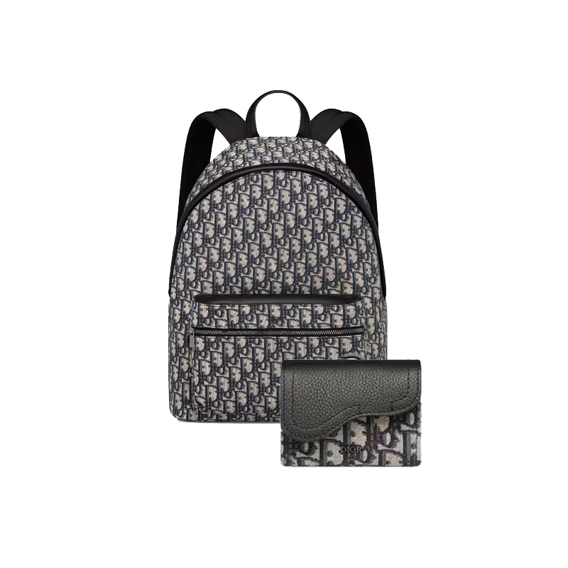 Dior The Lady D-Lite bag 1VOBA088YKY_H28E + Wallet 2ADST012YKY_H27E 2-piece set deals