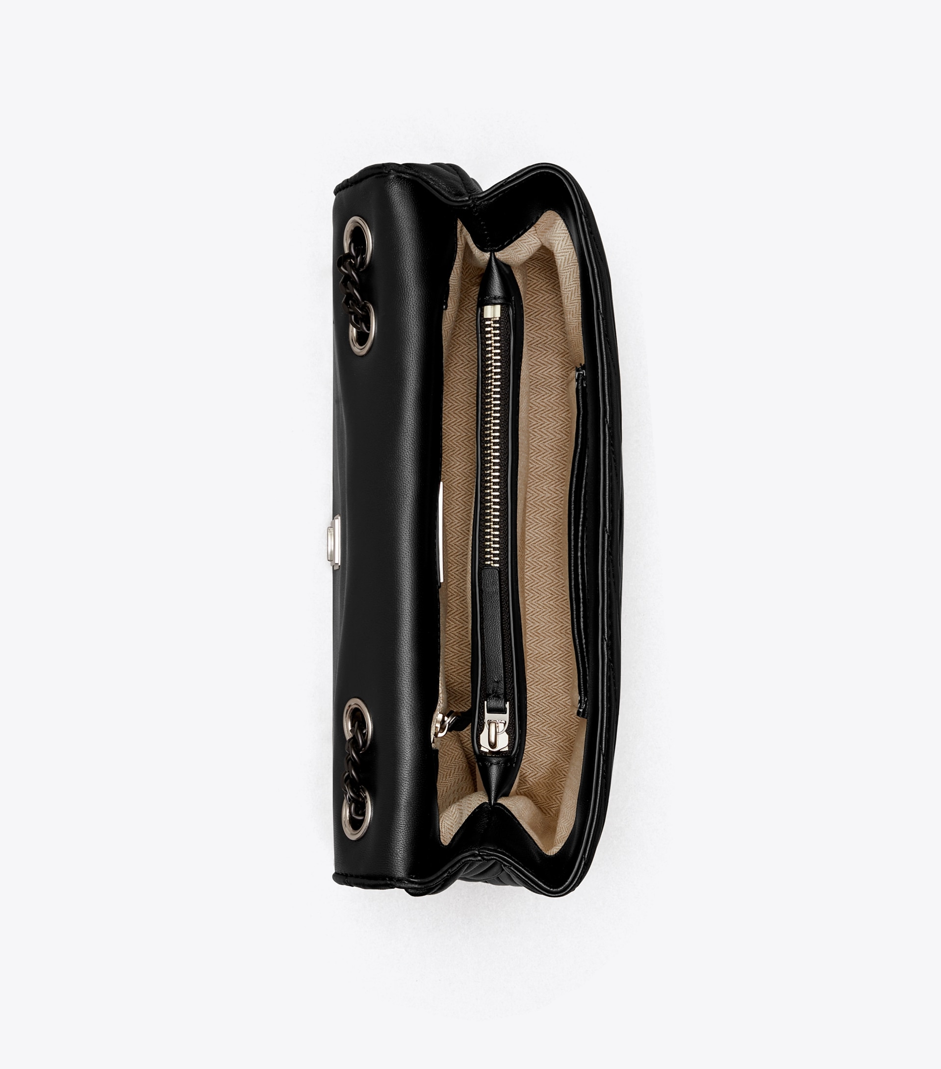 KIRA CHEVRON CONVERTIBLE SHOULDER BAG