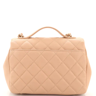 Chanel Business Affinity Flap Bag Quilted Caviar Small