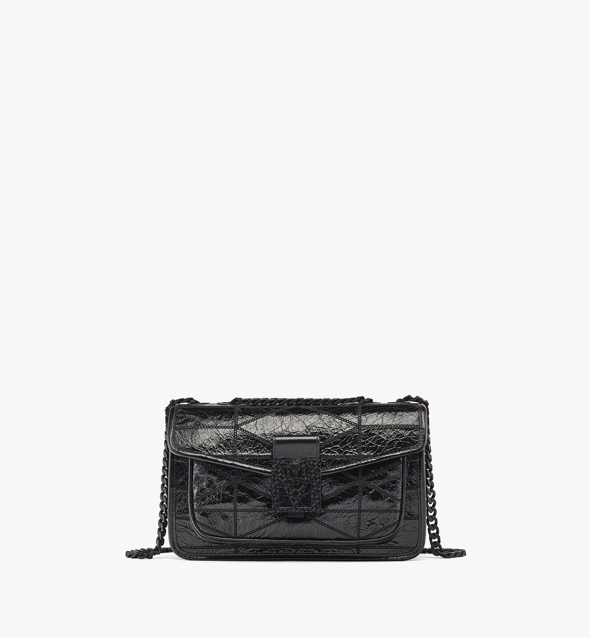 TRAVIA QUILTED SHOULDER BAG IN CRUSHED LEATHER