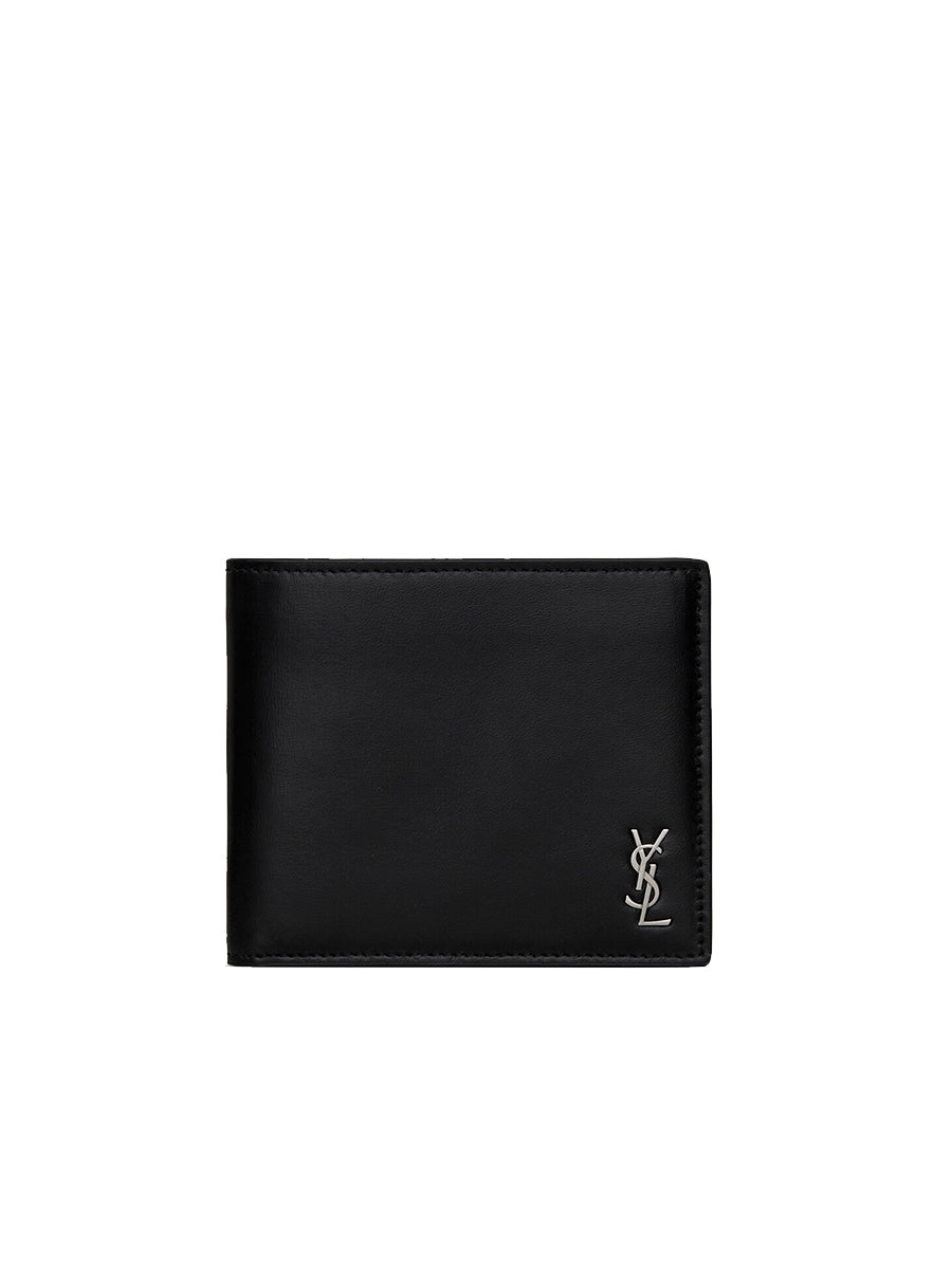 YSL Tiny Monogram E/W Wallet in Matte Leather