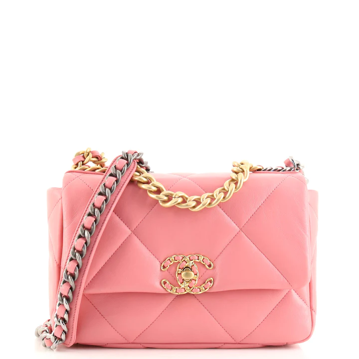 Chanel 19 Flap Bag Quilted Lambskin Medium