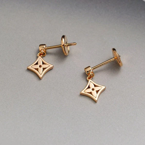 [Louis vuitton]STAR EARRINGS GOLD