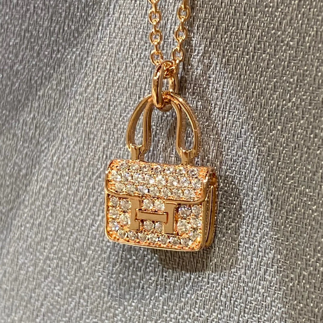 [Hermes]CONSTANCE PEDANT DIAMOND NECKLACE