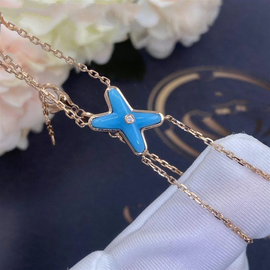 [Chaumet]JEUX BRACELET TURQUOISE PINK GOLD 1 DIAMOND