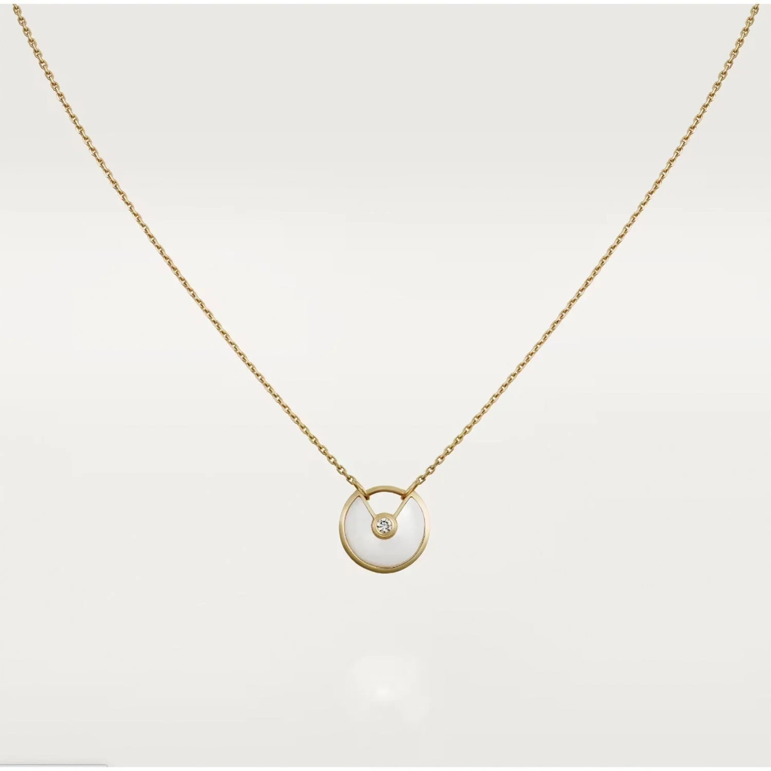 [Cartier]AMULETTE ROSE GOLD MOP NECKLACE