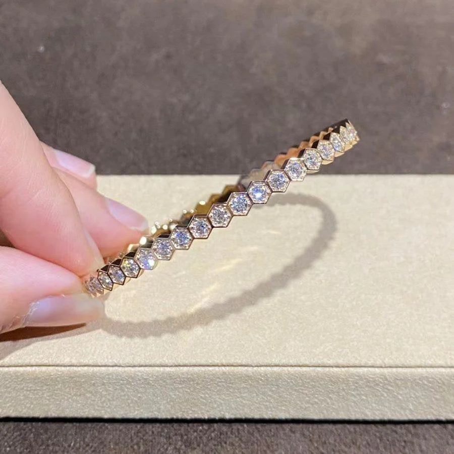 [Chaumet]BEE LOVE GOLD BRACELET FULL DIAMOND