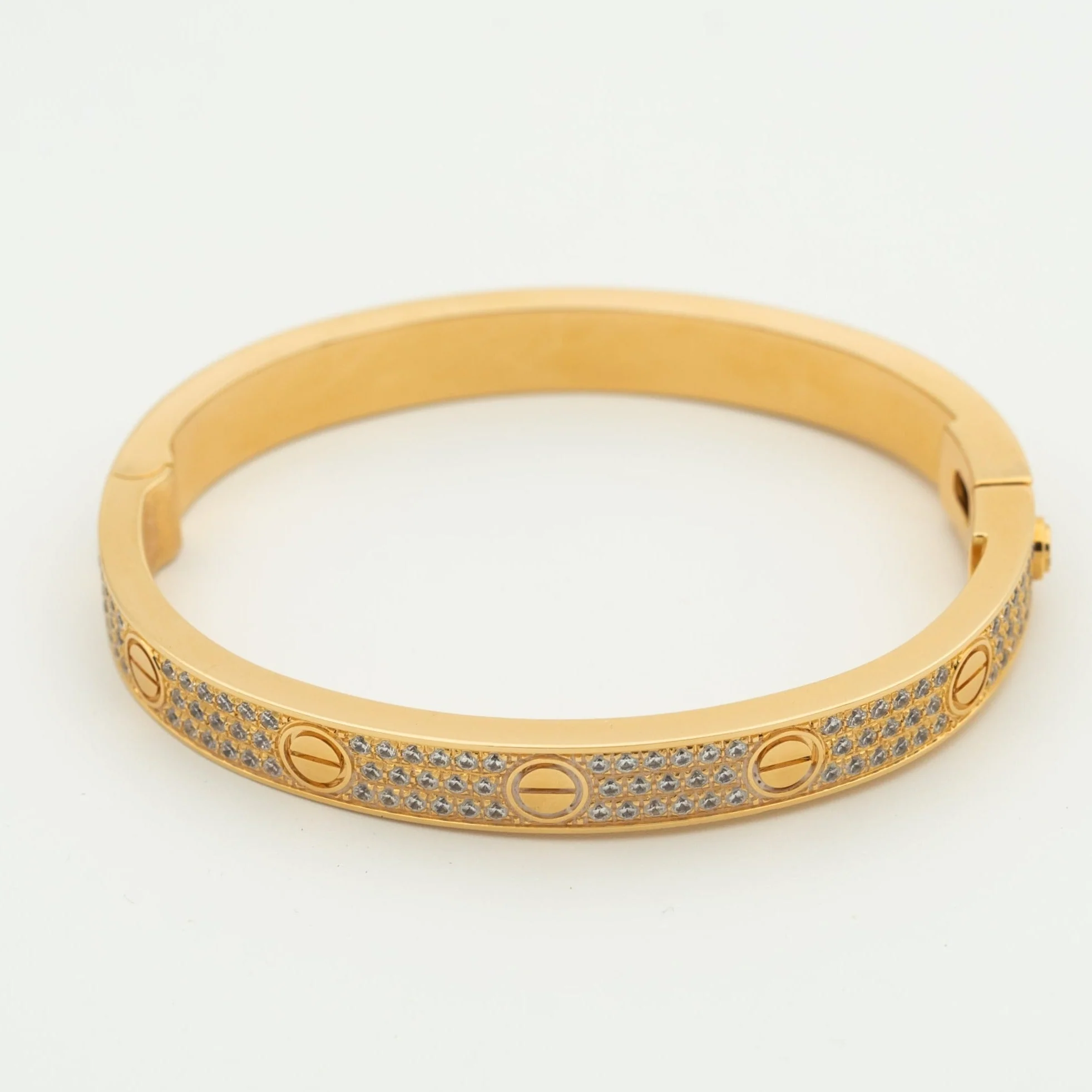 [Cartier]LOVE BRACELET 6.1MM DIAMOND-PAVED