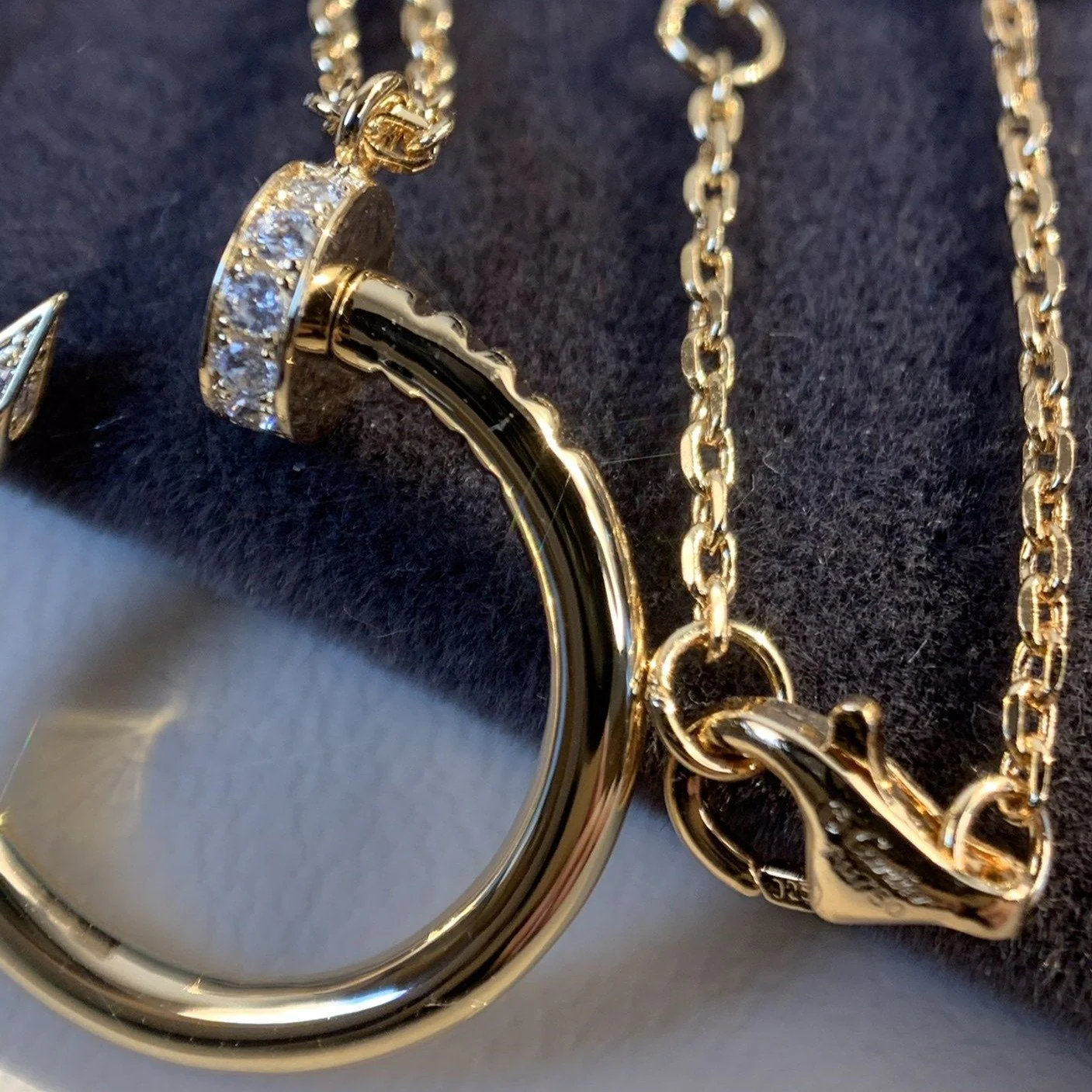 [Cartier]JUSTE NECKLACE PINK GOLD