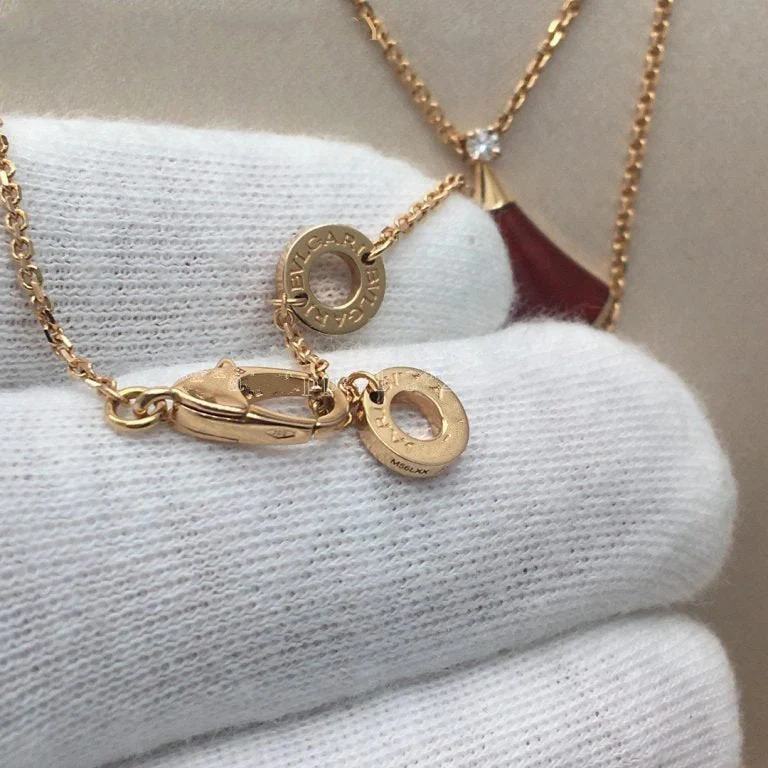 [Bulgari]DREAM NECKLACE CARNELIAN 1 DIAMOND