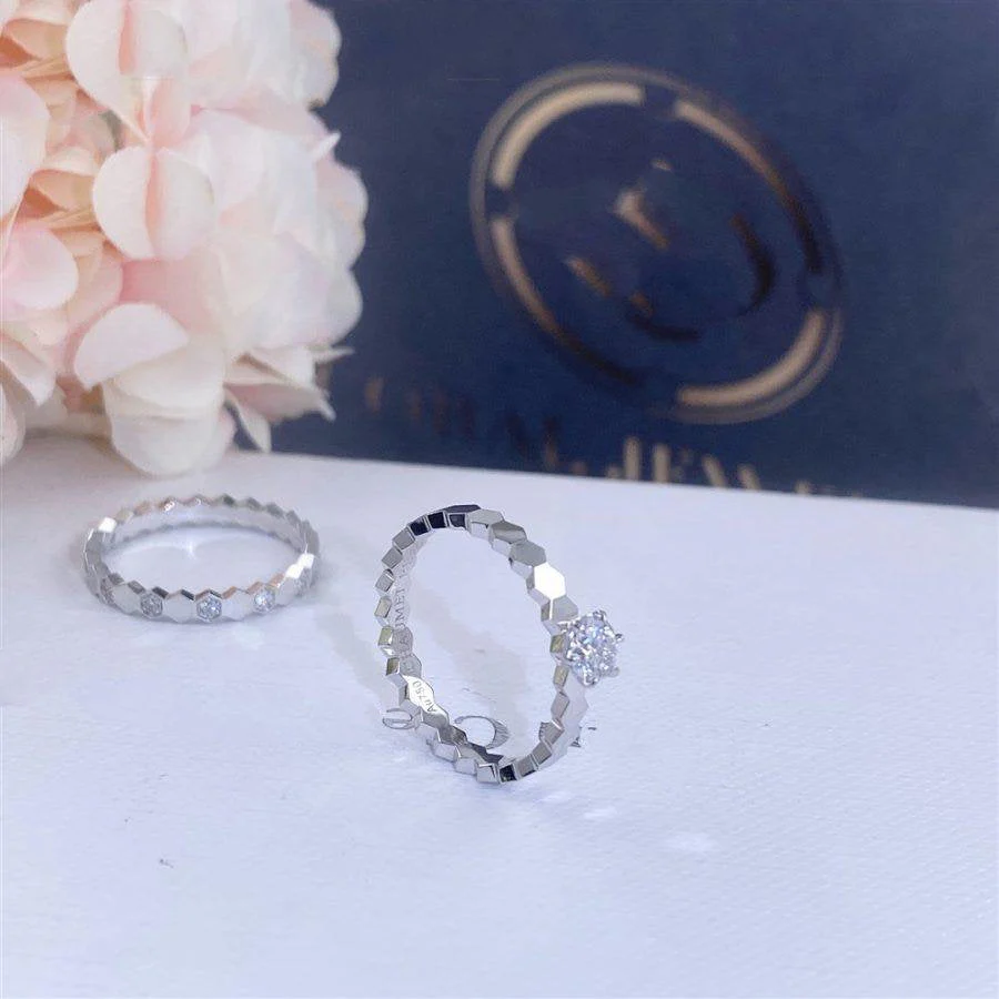 [Chaumet]BEE LOVE RING SILVER 1 DIAMOND
