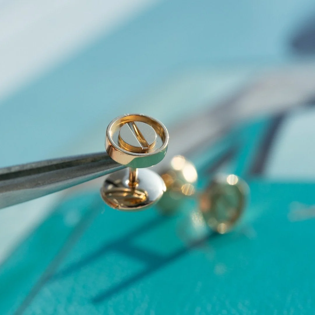 [Cartier]LOVE EARRINGS PINK GOLD 10MM