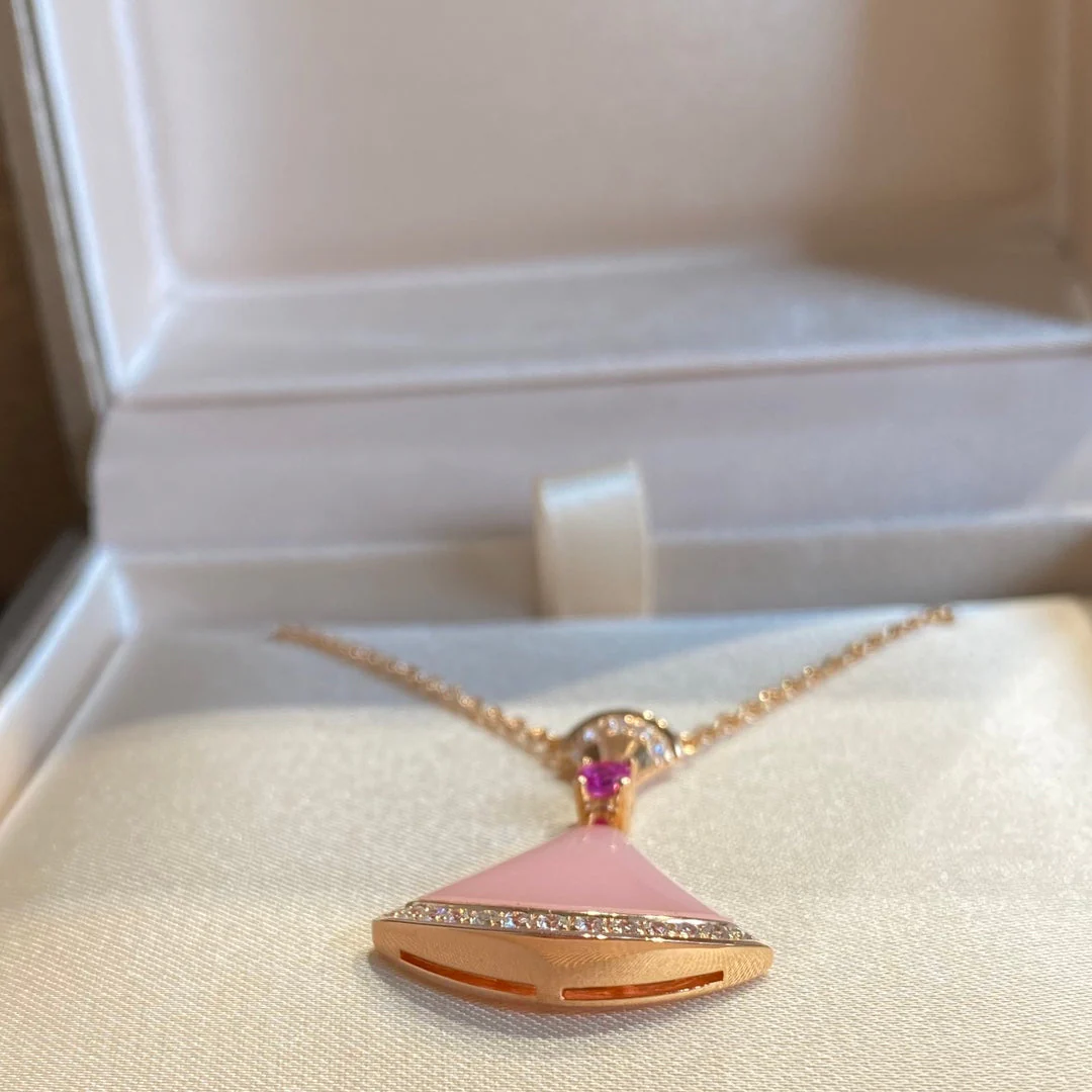 [Bulgari]DREAM NECKLACE PINK OPAL