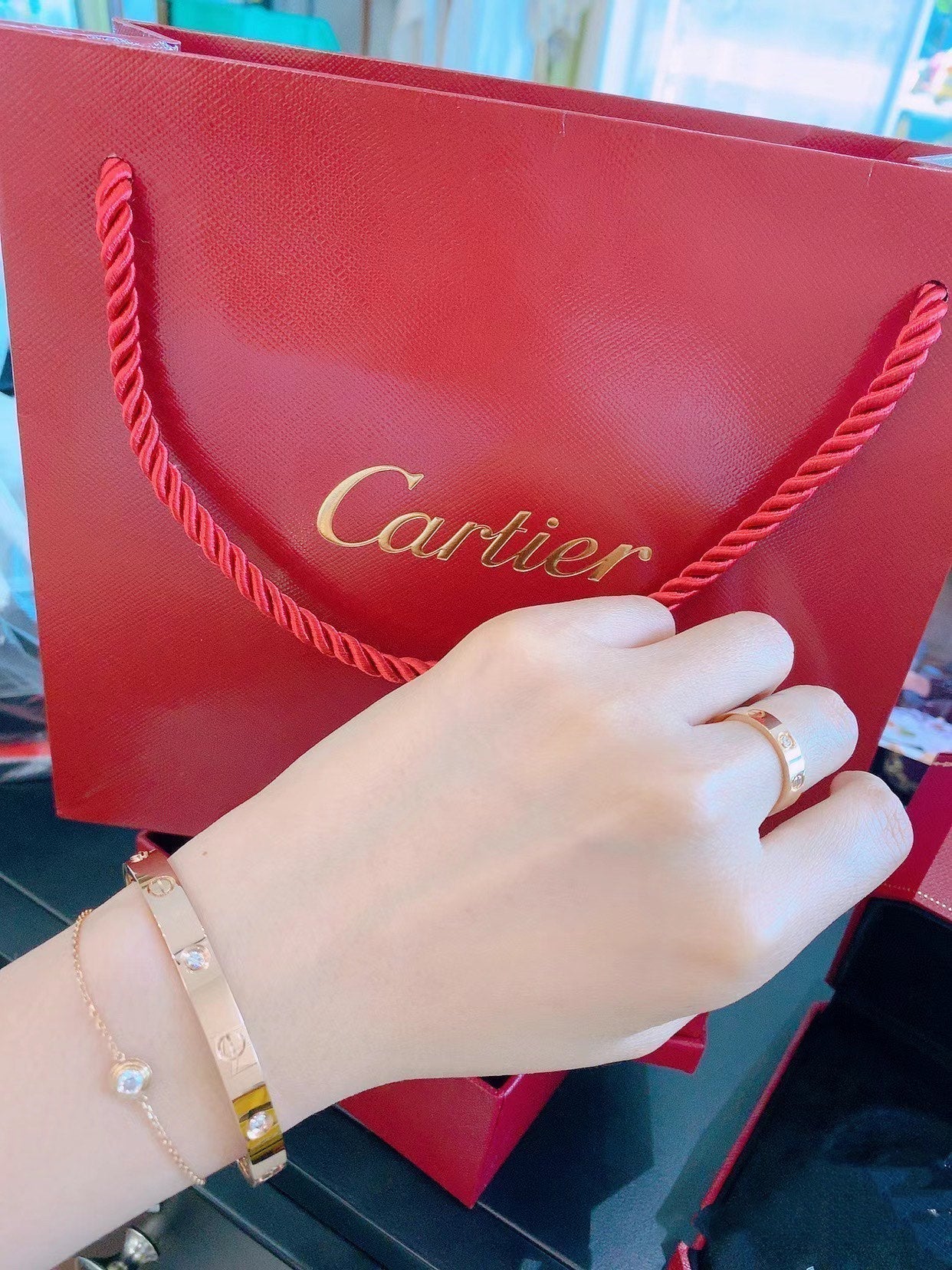 [Cartier]DAMOUR DIAMOND LINK BRACELET