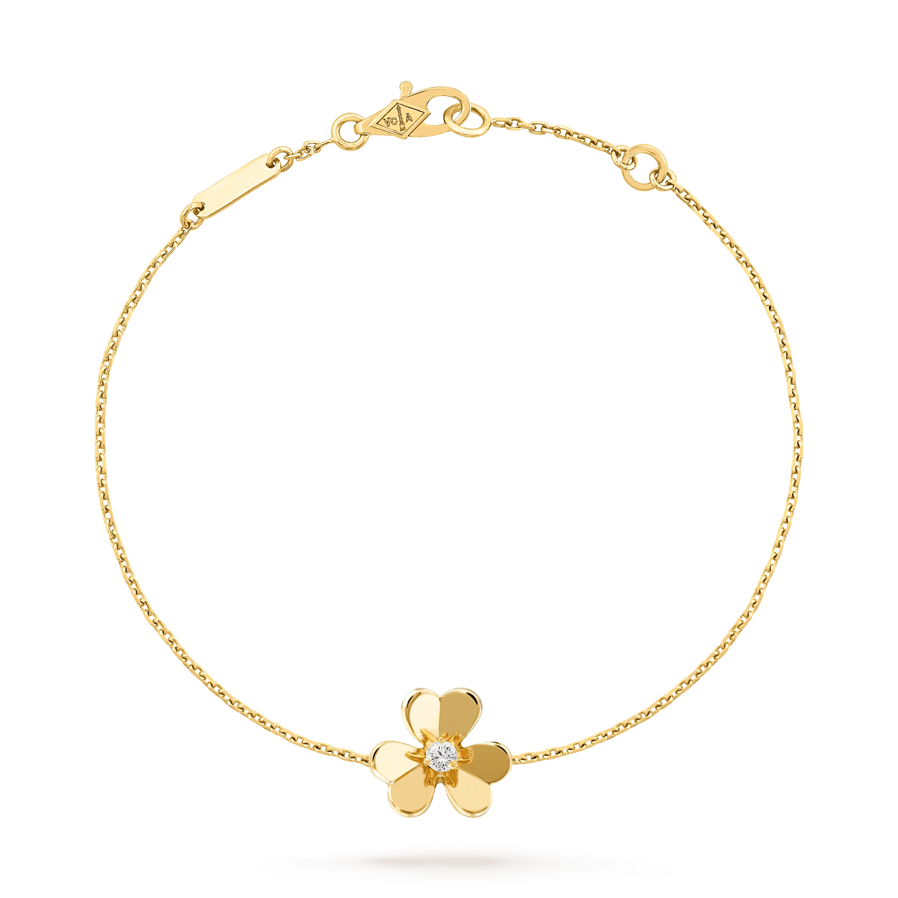 [Van Cleef & Arpels]FRIVOLE GOLD FLOWER BRACELET