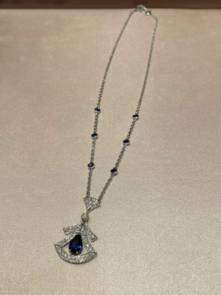 [Bulgari]DREAM NECKLACE AGATE DIAMOND SILVER