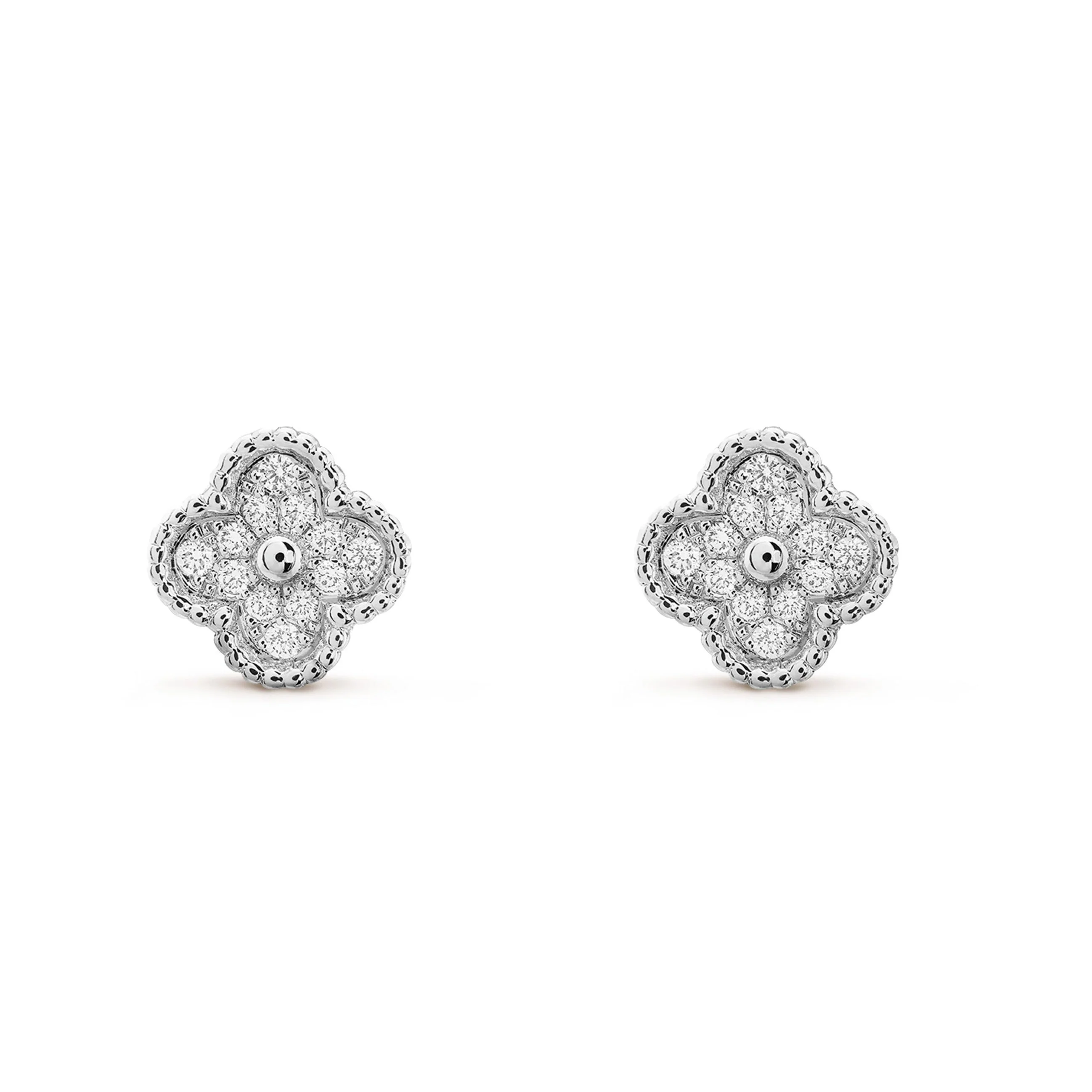 [Van Cleef & Arpels] MINI DIAMOND STUD EARRINGS