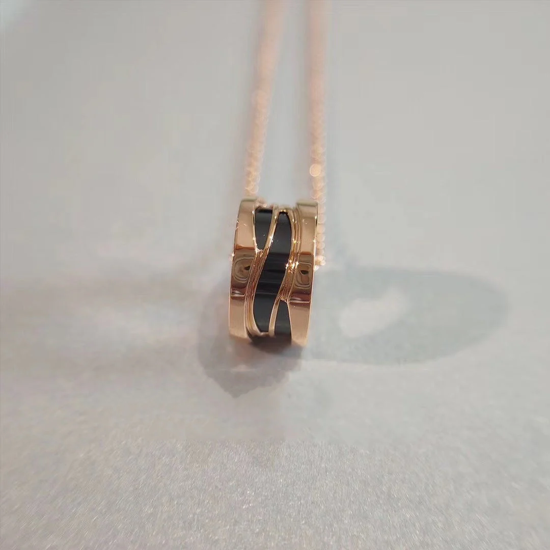 [Bulgari]ZERO 1 NECKLACE PINK GOLD