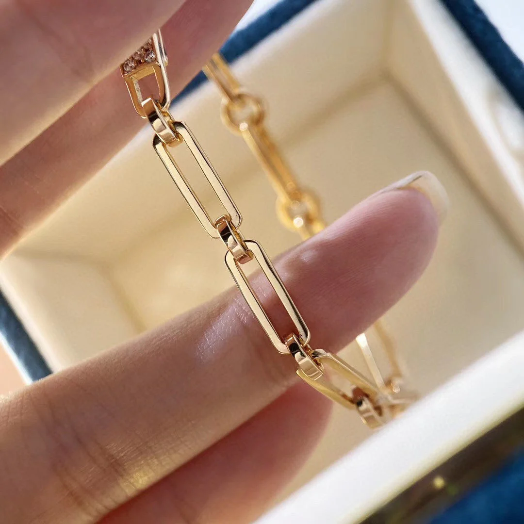 [Hermes]CHAINE BRACELET SMALL MODEL DIAMOND